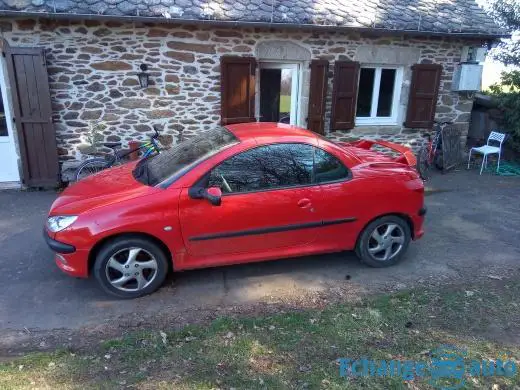 Échange cabriolet peugeot 206 cc
