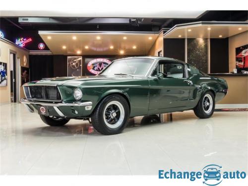 Ford Mustang Fastback bullitt x code 390 1968 prix tout compris