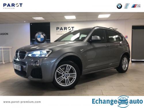 BMW X3 xDrive20dA 190ch M Sport