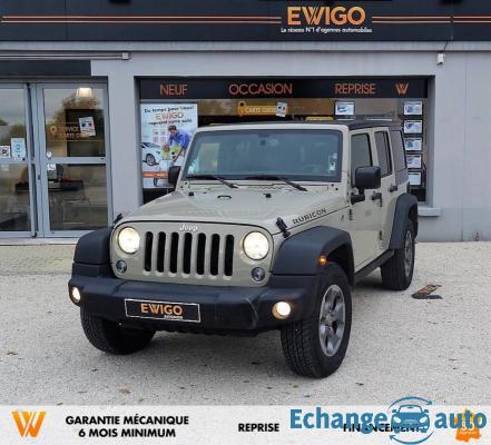 Jeep Wrangler V6 PENTASTAR 284 CH UNLIMITED 4X4 ROCK TRACK BVA RUBICON BIOETHANOL ATTELAGE