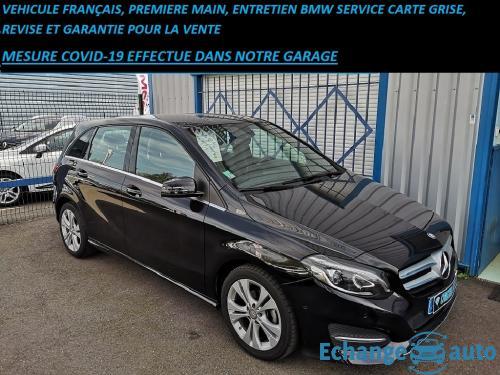 Mercedes Classe B 180 d 7-G DCT Sensation Précautions Covid-19 à l agence
