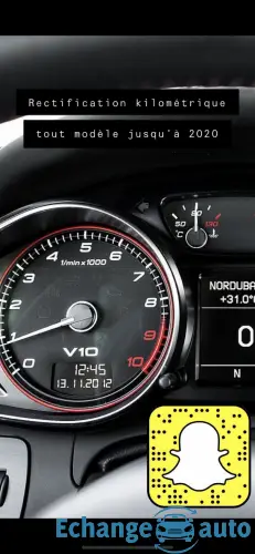 Correction / rectification compteur kilométrique