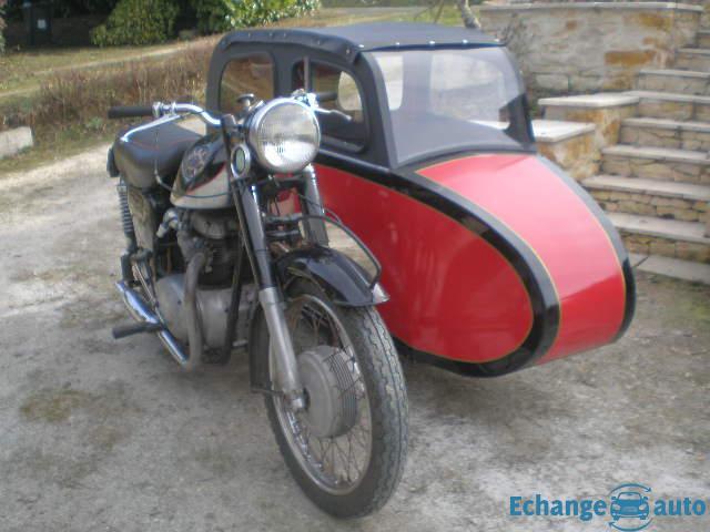 Side car BSA+Watsonian tandem