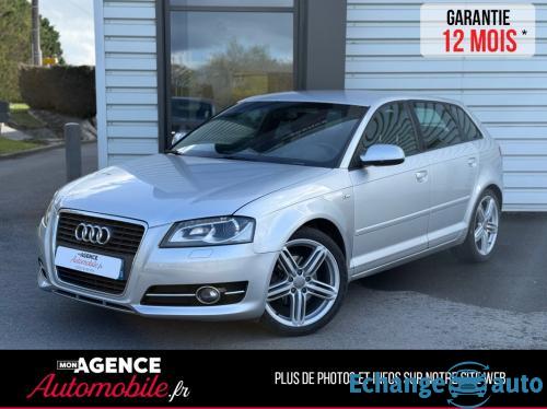 Audi A3 Phase 2 Sportback 1.4TFSi S-Tronic 125 Ch BOITE AUTO S LINE / GARANTIE 12 MOIS