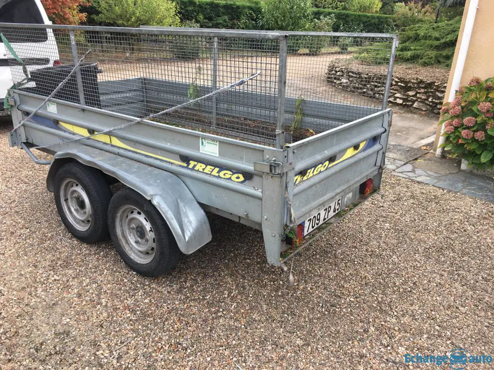 Remorque double essieu trelgo
