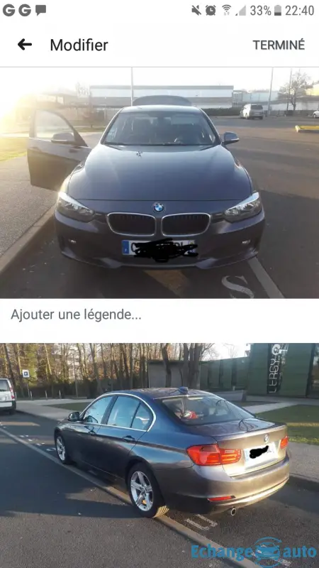 Bmw 318d f30 exécutive