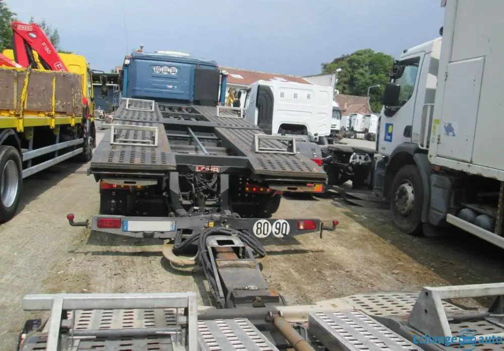 Ensemble Camion remorque porte engins