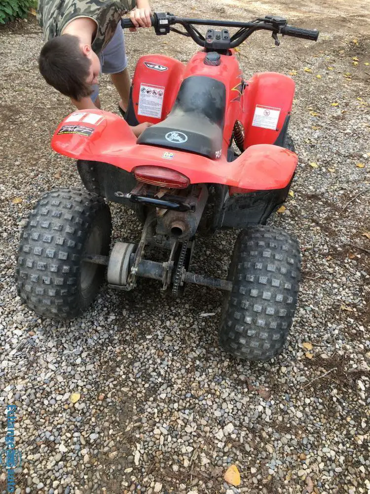Moto Honda et quad polaris