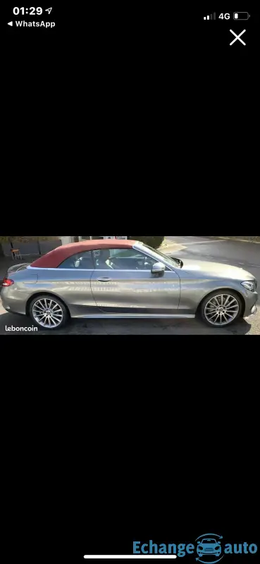 Mercedes classe c 220 fascination cabriolet