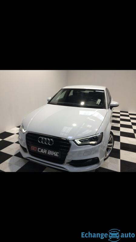 Audi A3 limousine 2L blanche 150ch  s Line