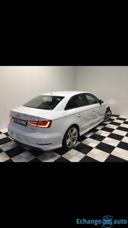 Audi A3 limousine 2L blanche 150ch  s Line