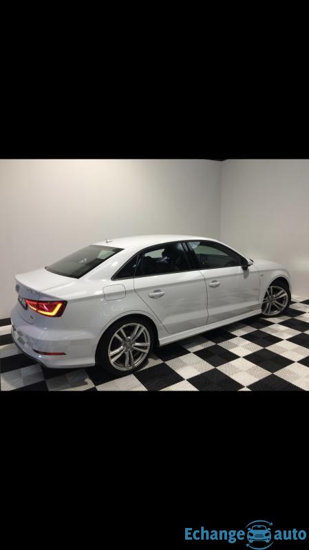 Audi A3 limousine 2L blanche 150ch  s Line