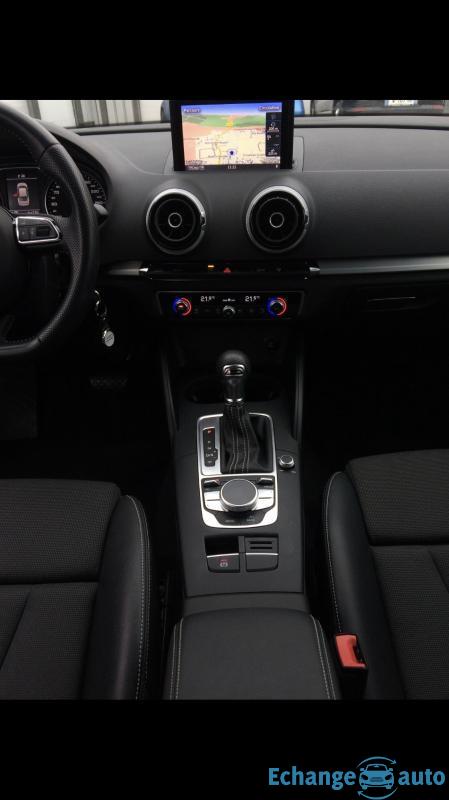 Audi A3 limousine 2L blanche 150ch  s Line