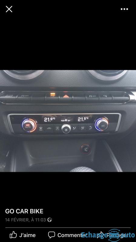 Audi A3 limousine 2L blanche 150ch  s Line