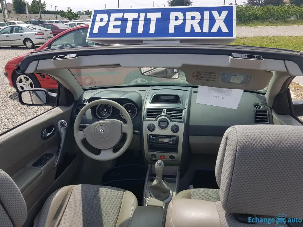 Mégane II CC 1.6 16 V 115 CV 2004 158000KM