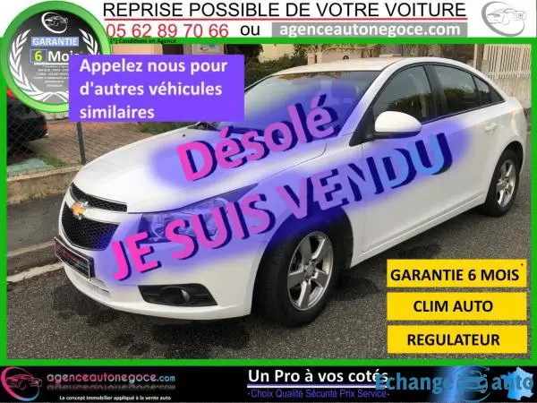 CHEVROLET Cruze 1.6 16V 124cv 79900 kms 