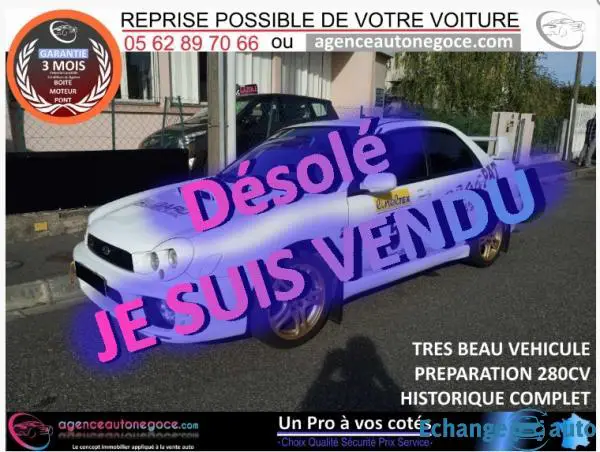 SUBARU Impreza 2.0 T 218ch WRX 4x4 avec Historique