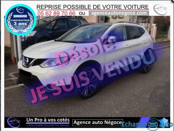 NISSAN Qashqai 1.6 dCi 130ch Tekna BLANC NACRE