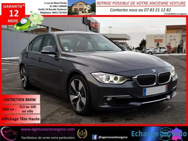 BMW SERIE 3 F30 ActiveHybrid 335i 340 ch Luxury A