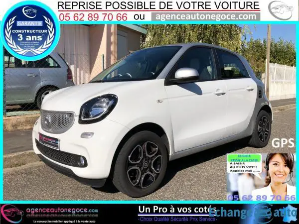 SMART FORFOUR PASSION 71 cv GPS 2016 13400 kms