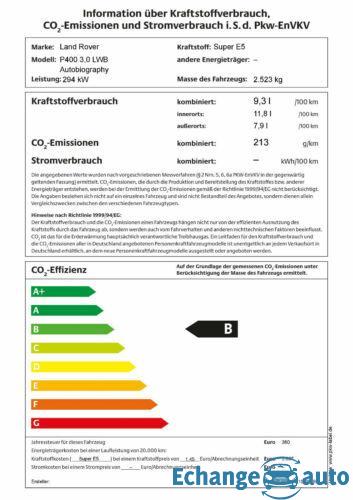 Land Rover Range Rover 3.0 P400 LWB