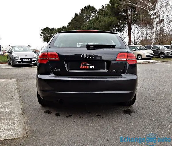 Audi A3 SPORTBACK 2.0 TDI 16V FAP S-TRONIC6 140 CH AMBITION - GARANTIE 6 MOIS