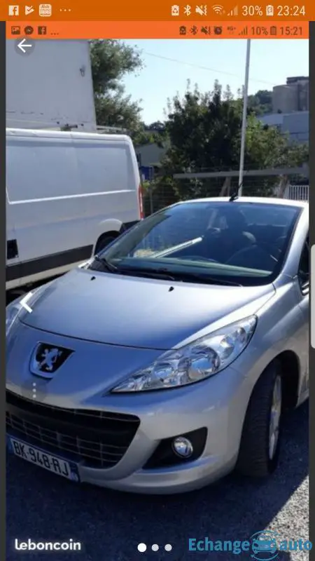 207 Cc serie 64 année 2011 diesel 94000 km