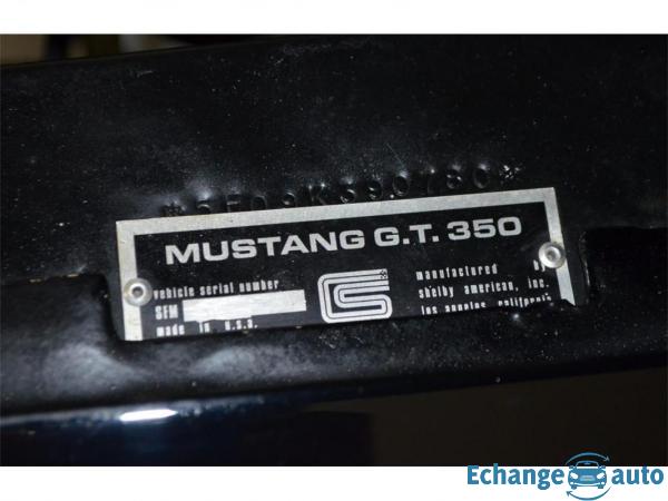 Ford Mustang Shelby gt350h k code 1965 prix tout compris