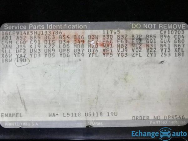 Chevrolet Silverado V8 350 1987 prix tout compris