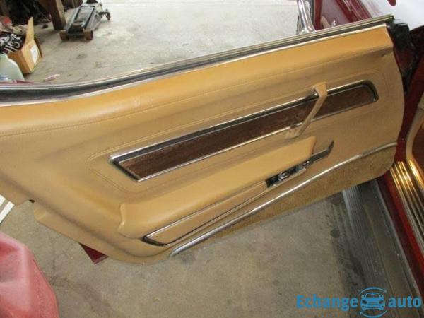 Chevrolet Corvette Side pipe v8 cabriolet 1974 prix tout compris