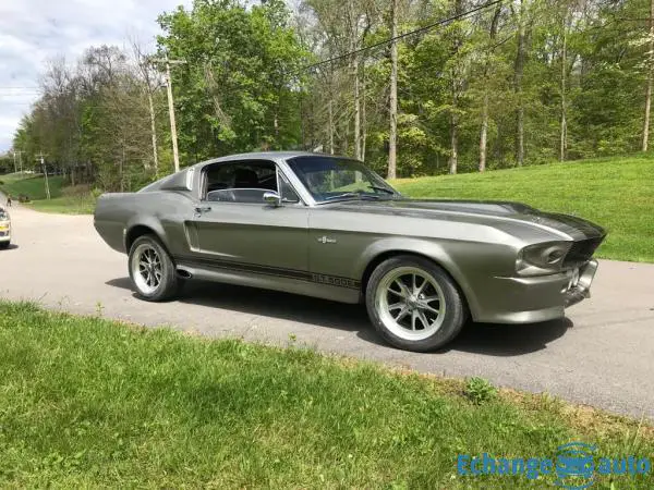 Ford Mustang Eléanor shelby gt500 428 1968 video dispo prix tout compris