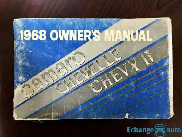 Chevrolet El Camino Ss 396 v8 1968 prix tout compris