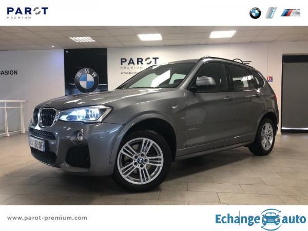BMW X3 xDrive20dA 190ch M Sport