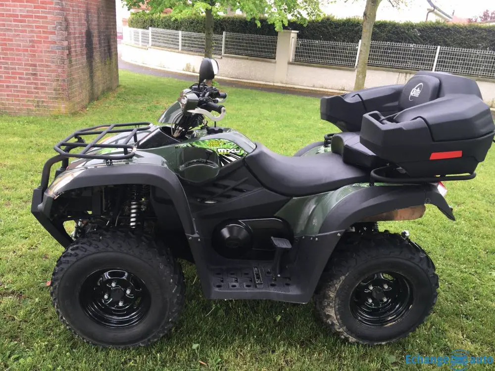 quad kymco mxu 500 green line