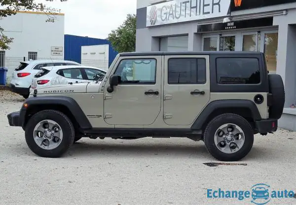 Jeep Wrangler V6 PENTASTAR 284 CH UNLIMITED 4X4 ROCK TRACK BVA RUBICON BIOETHANOL ATTELAGE