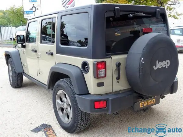 Jeep Wrangler V6 PENTASTAR 284 CH UNLIMITED 4X4 ROCK TRACK BVA RUBICON BIOETHANOL ATTELAGE