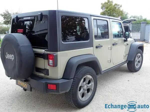 Jeep Wrangler V6 PENTASTAR 284 CH UNLIMITED 4X4 ROCK TRACK BVA RUBICON BIOETHANOL ATTELAGE