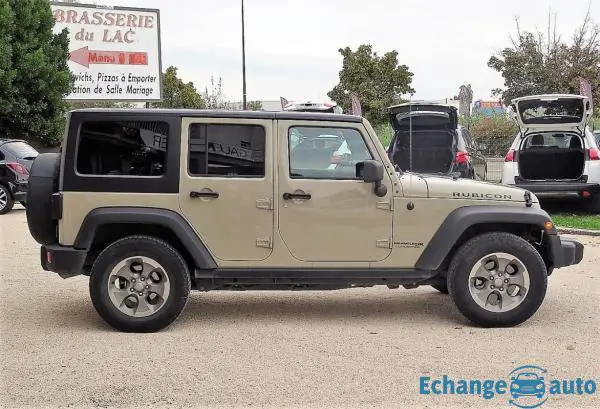 Jeep Wrangler V6 PENTASTAR 284 CH UNLIMITED 4X4 ROCK TRACK BVA RUBICON BIOETHANOL ATTELAGE