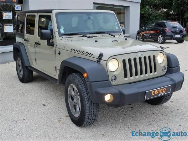 Jeep Wrangler V6 PENTASTAR 284 CH UNLIMITED 4X4 ROCK TRACK BVA RUBICON BIOETHANOL ATTELAGE
