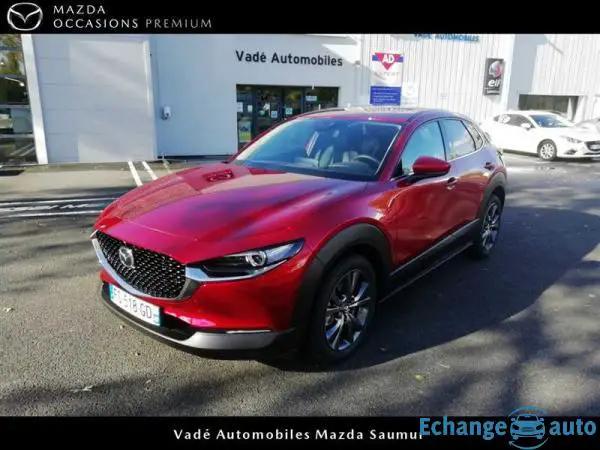 Mazda CX-30 2.0L SKYACTIV-X 180CH M HYBRID BA6 EXCLUSIVE CUIR NOIR
