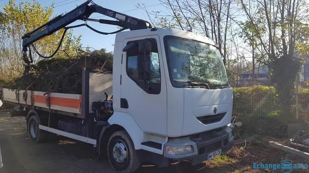 Renault Midlum plateau grue