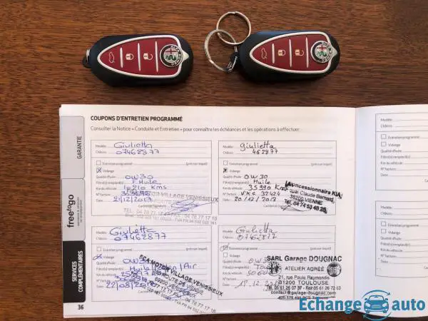 ALFA ROMEO GIULIETTA SERIE 2 1.4 TB 150 ch Imola