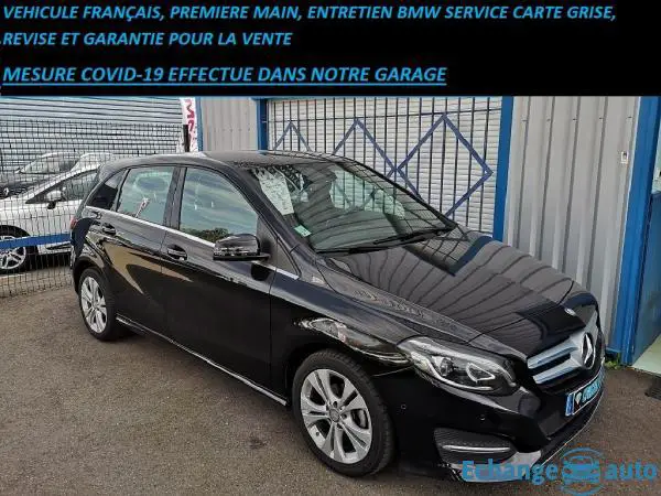 Mercedes Classe B 180 d 7-G DCT Sensation Précautions Covid-19 à l agence