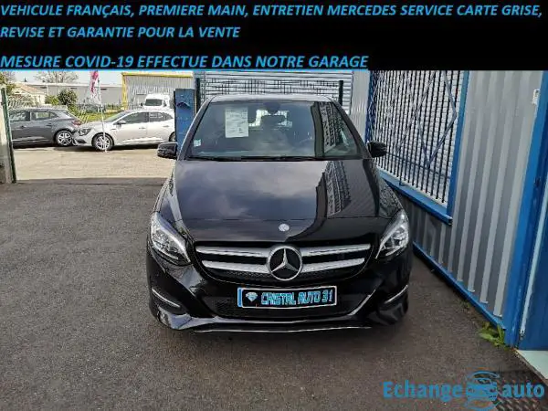 Mercedes Classe B 180 d 7-G DCT Sensation Précautions Covid-19 à l agence