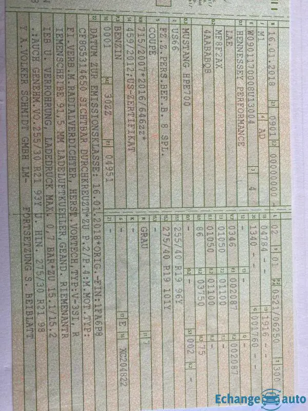 Ford Mustang original Hennessey