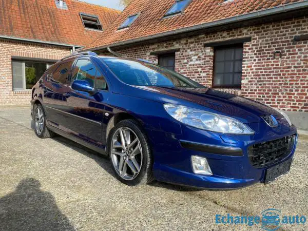 PEUGEOT 407 SW  V6 3.0I 211ch SPORT/CUIR/CLIM/PANO/REGUL/JA18/ADPBLTH/GPS/GAR6M