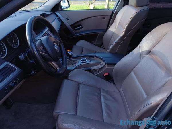 BMW SERIE 5 TOURING  525i 218ch CUIRCHAUF/TOPANO/REGUL/PDC/CLIMAUTO/GPS/BLTH/JA/GAR6M