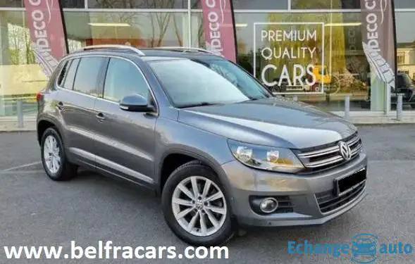 VOLKSWAGEN TIGUAN 2.0 TDI 110 CUIRCHAUFELEC/TOIPANO/CLIM/PDC/GPS/REGVIT/BLTH/JA/GAR12MOIS