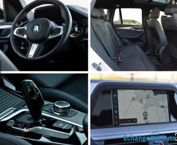 BMW X3  sDrive dA 150ch M Sport CAM/TOIPANO/PAL/CLIM/PDC/GPS/REGVIT/BLTH/1MAIN/GAR12MOIS