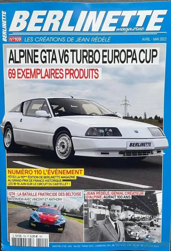 ALPINE EUROPA CUP V6 Turbo seul 69 au monde